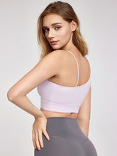 Women's vest, sports fitness yoga bra, shoulder strap top, running training